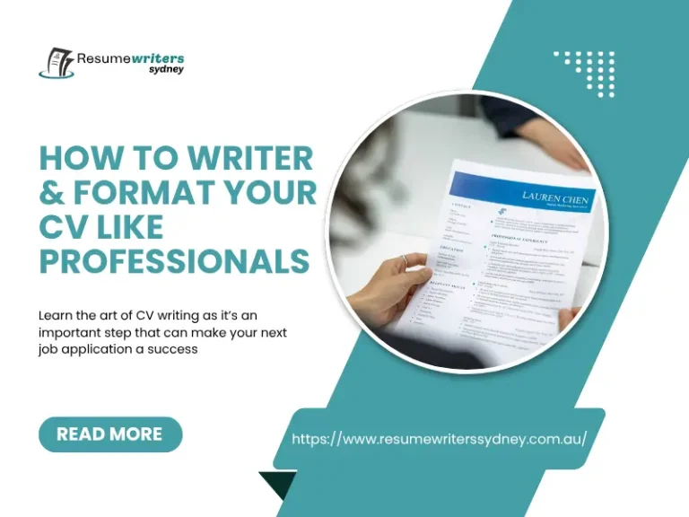 write and format your cv